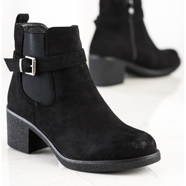 Marquiz Botas casuais confortáveis preto 1