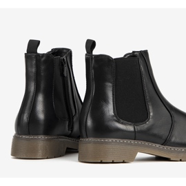 Botas femininas pretas clássicas da Goodie preto 1