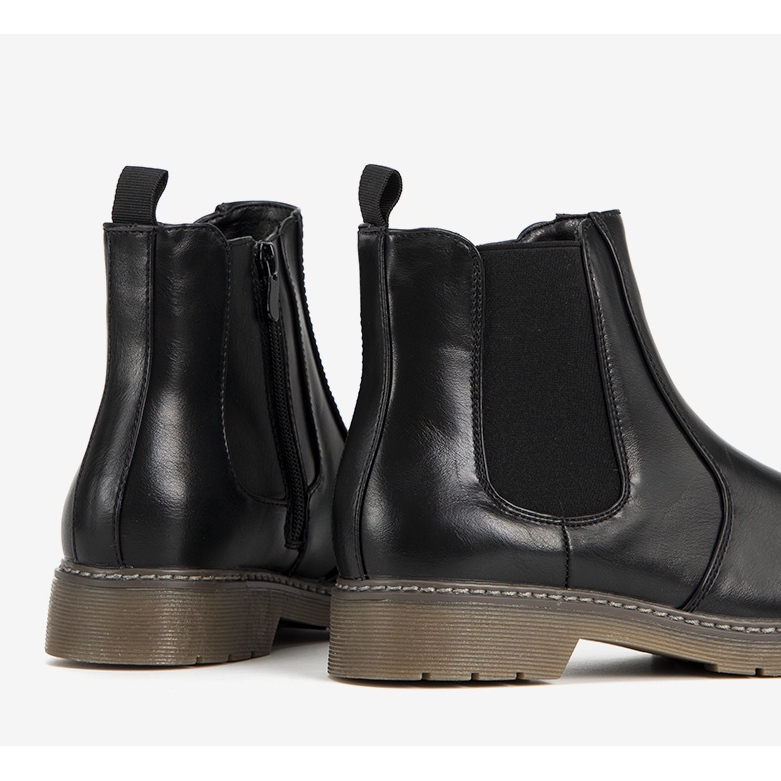 Botas femininas pretas clássicas da Goodie preto 1