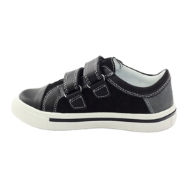 Sapatos de menino Bartek 15607 preto multicolorido cinza azul 2