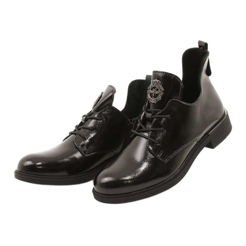 Botas patenteadas Sergio Leone PB262 preto 5