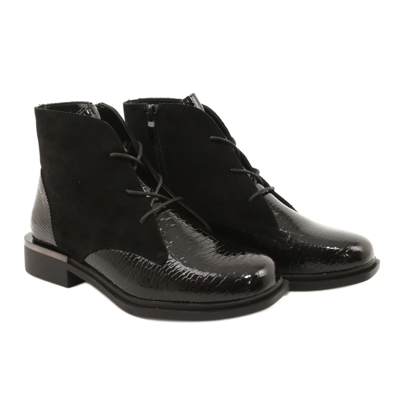 Trabalhadores Botas Pretas Sergio Leone BT401 preto 5