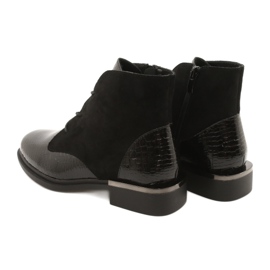 Trabalhadores Botas Pretas Sergio Leone BT401 preto 4