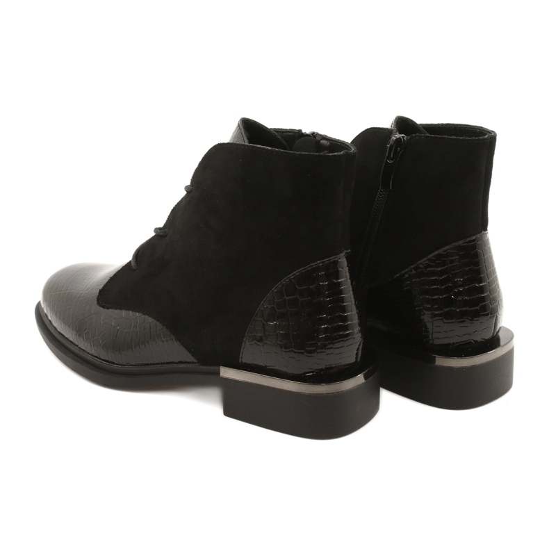 Trabalhadores Botas Pretas Sergio Leone BT401 preto 4
