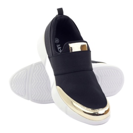 McKey Sapatos softshell esportivos em ouro preto amarelo 3