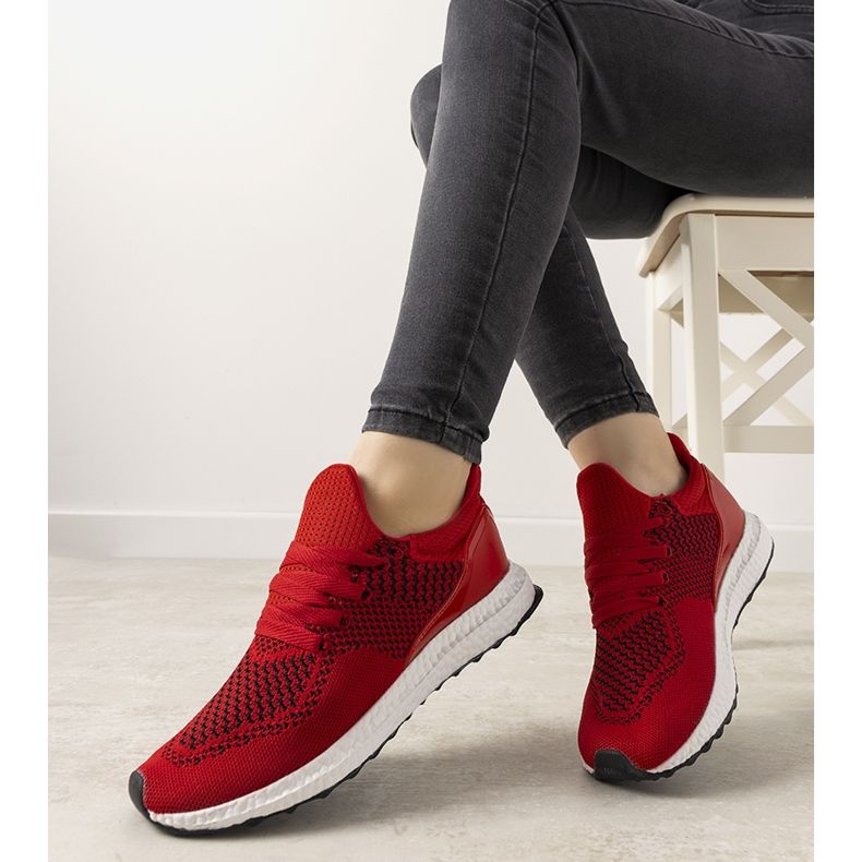 Tênis esportivos vermelho feminino da Tailândia 1