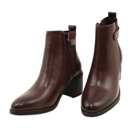 Botas clássicas marrons Sergio Leone BT630 castanho 2