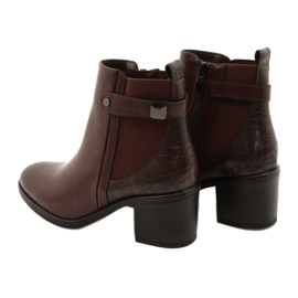 Botas clássicas marrons Sergio Leone BT630 castanho 4