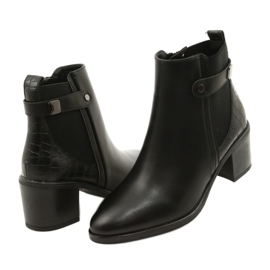 Botas isoladas clássicas femininas Sergio Leone BT630 Black preto 4
