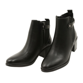 Botas isoladas clássicas femininas Sergio Leone BT630 Black preto 3