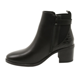 Botas isoladas clássicas femininas Sergio Leone BT630 Black preto 2
