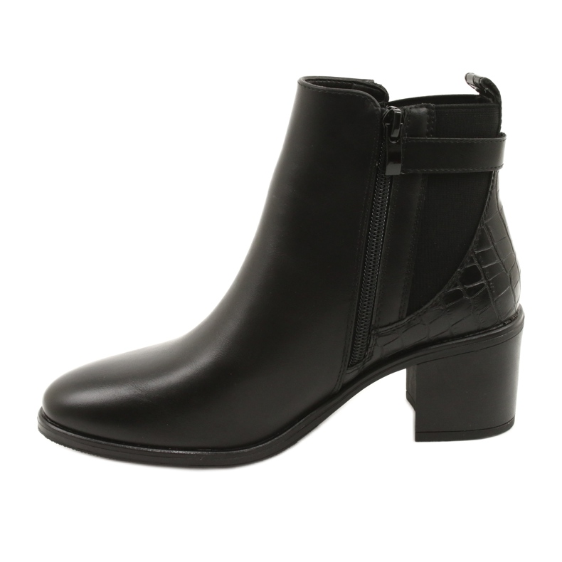 Botas isoladas clássicas femininas Sergio Leone BT630 Black preto 2