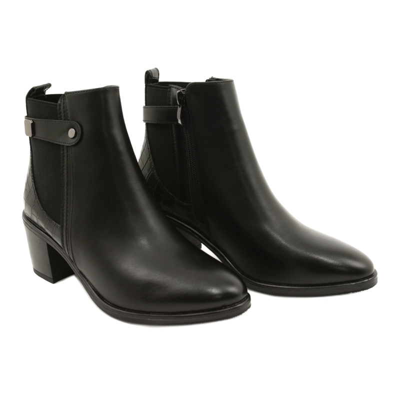Botas isoladas clássicas femininas Sergio Leone BT630 Black preto 6