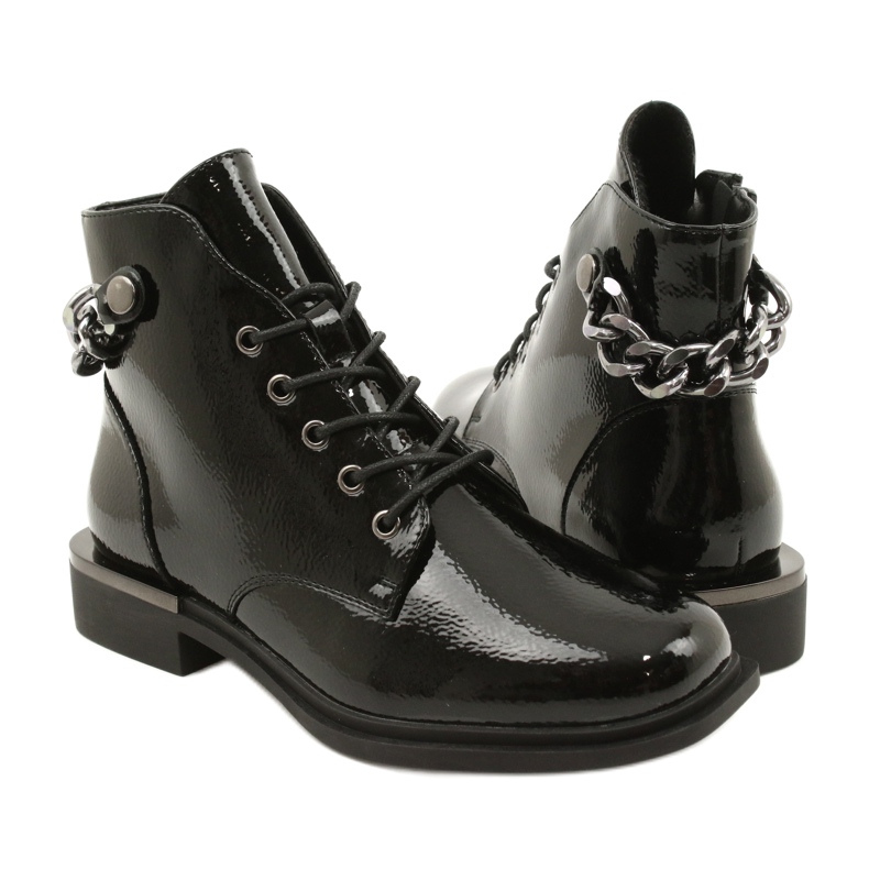 Botas Com Corrente Sergio Leone BT405 Preto 5