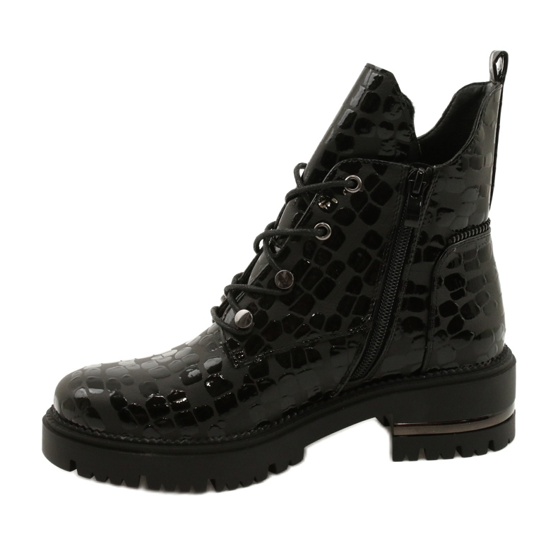 Botas Sergio Leone TR744 elegantes preto 1