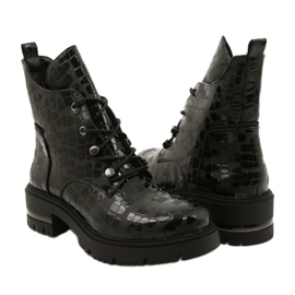 Botas Sergio Leone TR744 elegantes preto 5