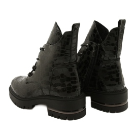 Botas Sergio Leone TR744 elegantes preto 3