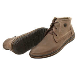 Polbut 339 sapatos masculinos marrons castanho 3