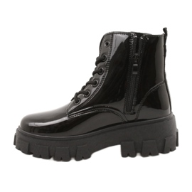 NEWS Notícias Lacquered Workers Timberki 21BT26-4266 Black preto 2