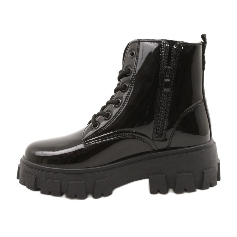 NEWS Notícias Lacquered Workers Timberki 21BT26-4266 Black preto 2