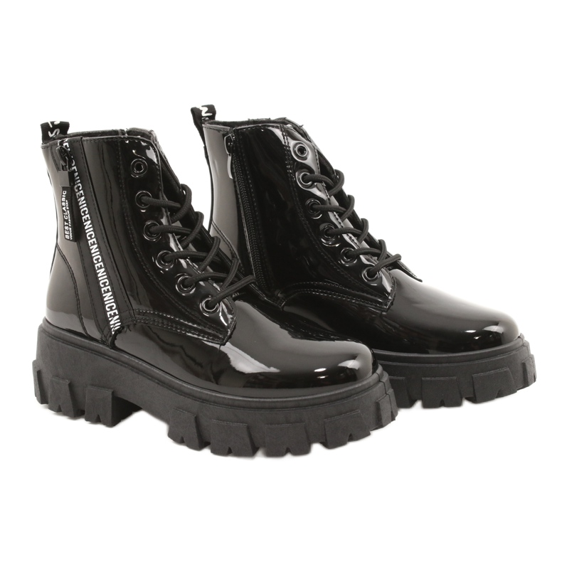NEWS Notícias Lacquered Workers Timberki 21BT26-4266 Black preto 6