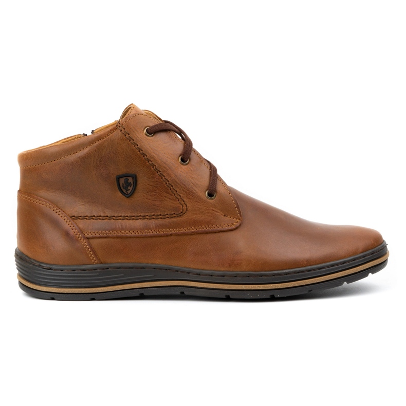 Polbut 339 sapatos masculinos marrons castanho 1