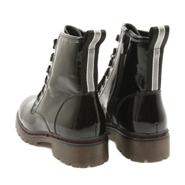 Botas clássicas femininas envernizou botas Evento 21bt35-4233 Black preto 4