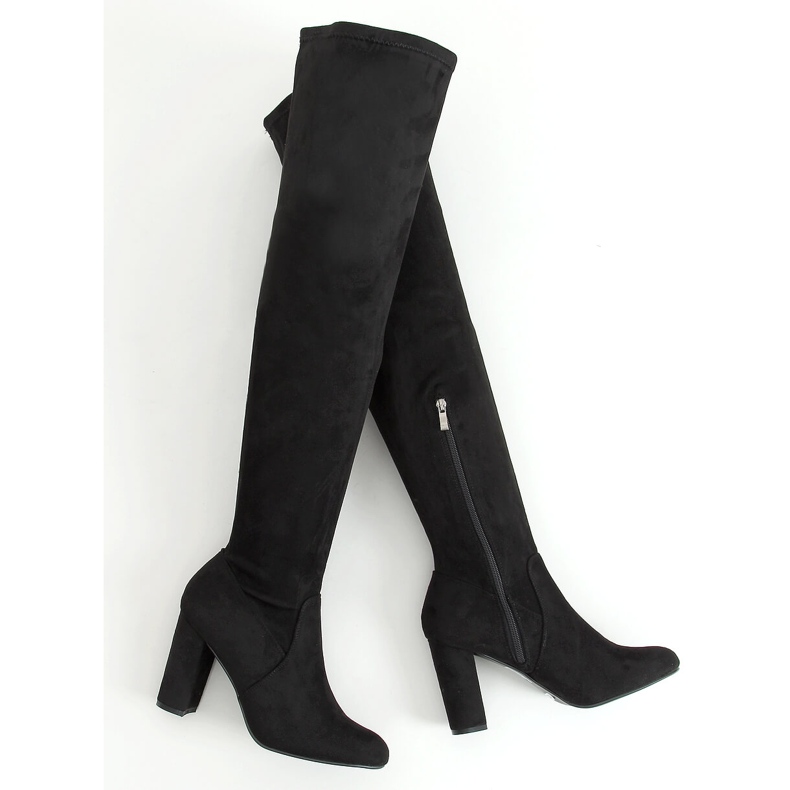 Botas pretas de salto alto SQ3269 Pretas preto 1 Botas pretas de salto alto SQ3269 Pretas preto 1
