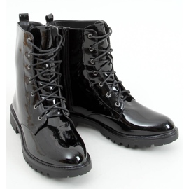 Botas lacadas pretas S1AX8039-38 pretas preto 1
