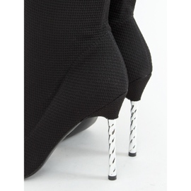 Botas pretas acima do joelho em meia de salto alto TM032 Black preto 1 Botas pretas acima do joelho em meia de salto alto TM032 Black preto 1