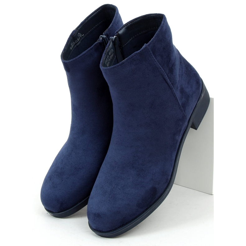 Botas femininas clássicas Chelsea, azul marinho 6215 Navy azul-marinho 1