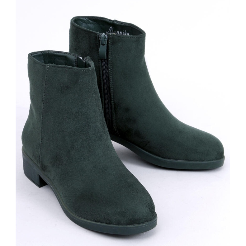 BM Botas chelsea verdes clássicas para mulheres 6215 Atrovirens 1