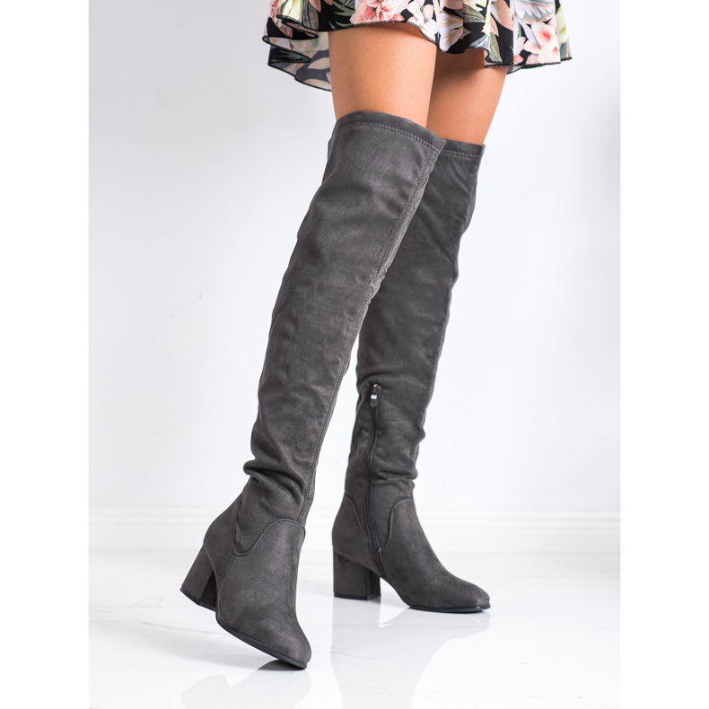 Seastar Botas de mosqueteiro cinza 1