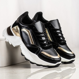 SHELOVET Tênis estilosos preto 2