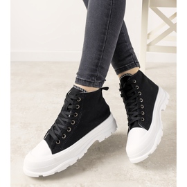 Tênis femininos negros Sanabria preto 1