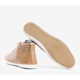 Tênis masculino bege separan tornozelo 1