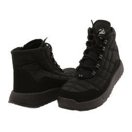 Botas masculinas em pele Progress 21-20 Pretas preto 3