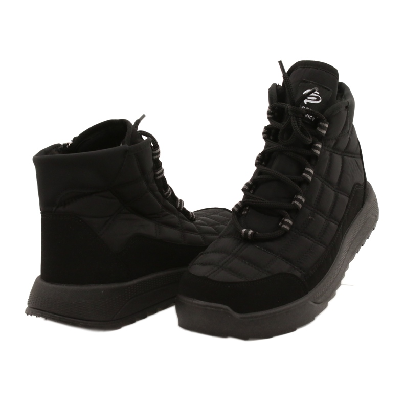 Botas masculinas em pele Progress 21-20 Pretas preto 3