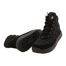 Botas masculinas em pele Progress 21-20 Pretas preto 4
