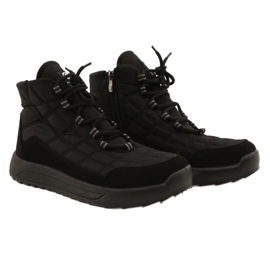Botas masculinas em pele Progress 21-20 Pretas preto 5
