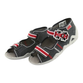 Calçados infantis Befado 250P087 vermelho cinza 4