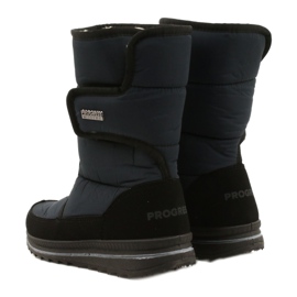 Botas esportivas femininas Progresso progj-21-08 azul marinho preto 3