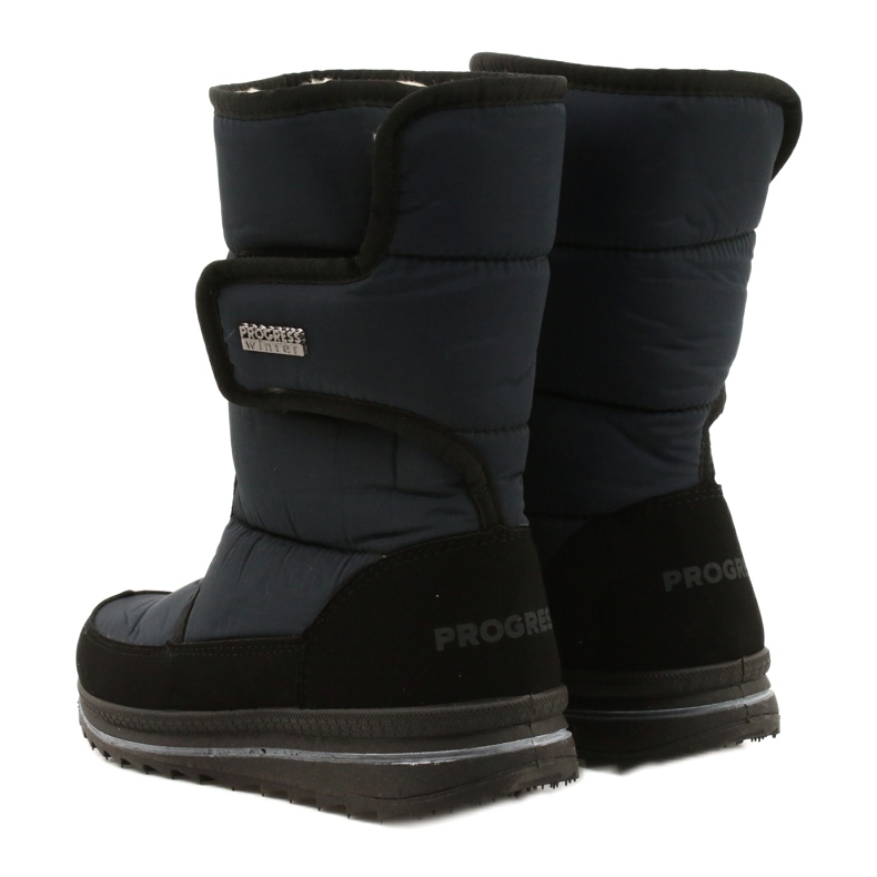 Botas esportivas femininas Progresso progj-21-08 azul marinho preto 3