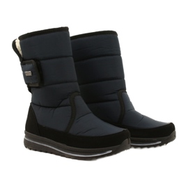 Botas esportivas femininas Progresso progj-21-08 azul marinho preto 4