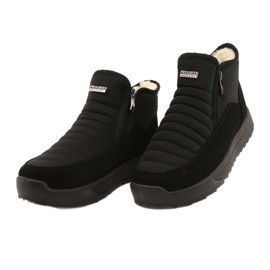 Botas femininas no progresso do pêlo Progj-21-21 preto 2