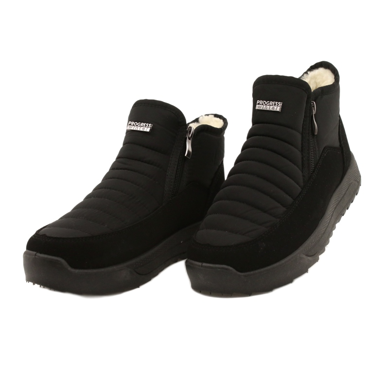 Botas femininas no progresso do pêlo Progj-21-21 preto 2 Botas femininas no progresso do pêlo Progj-21-21 preto 2