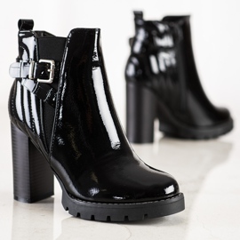 Erynn Botas de salto alto preto 1