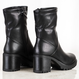 Lovery Botas altas em um poste preto 1