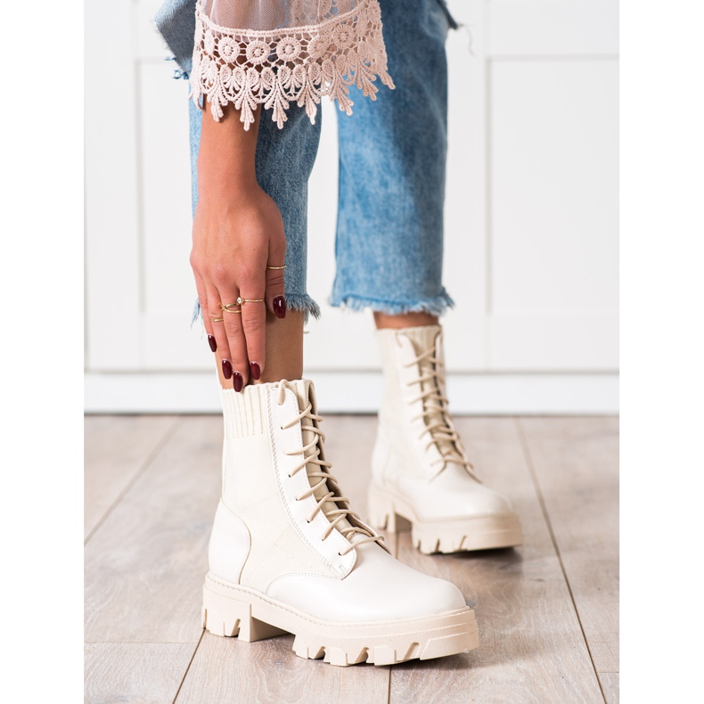 Seastar Trabalhadores com meia calça bege 2