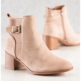 Seastar Botas Elegantes Com Fivela marrom 2